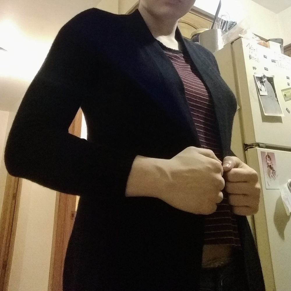 Charter Club Cashmere Womens Cardigan